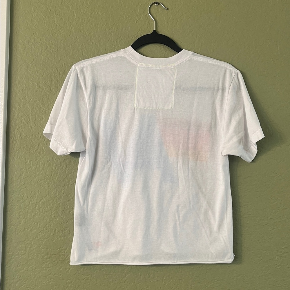 Aviator Nation Logo Boyfriend Tee White Size Small - Picture 2 of 3